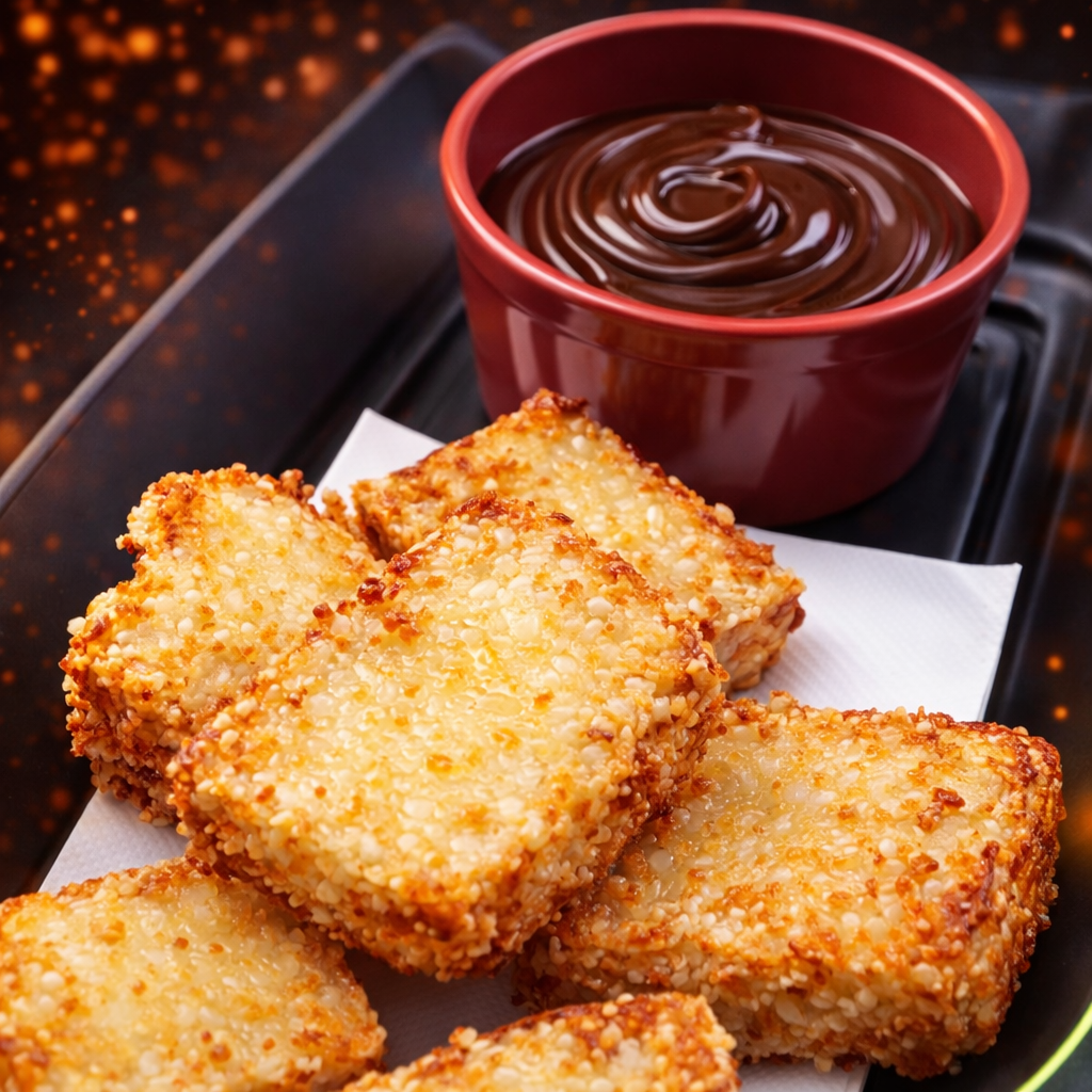 Dadinho de Tapioca c/chocolate  6unids