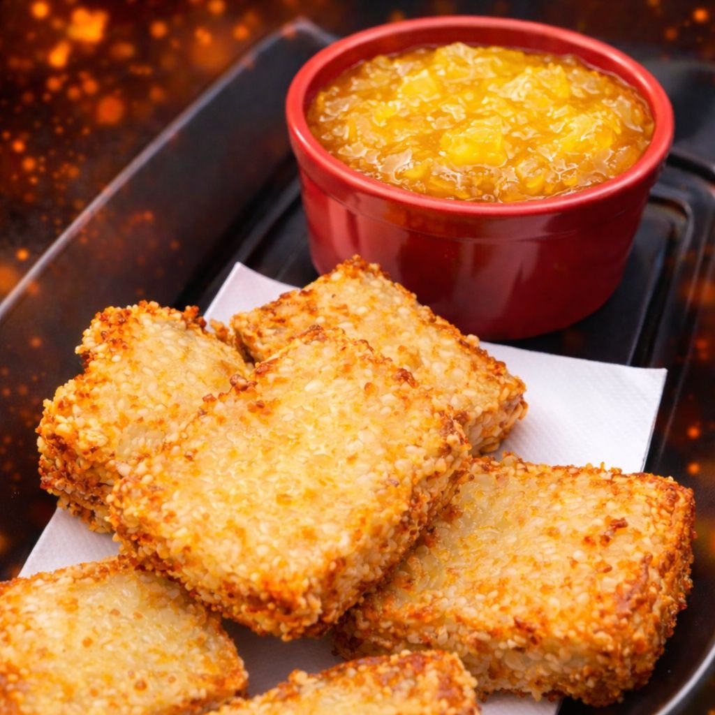 Dadinho de Tapioca c/geleia pimenta de abacaxi 6unids